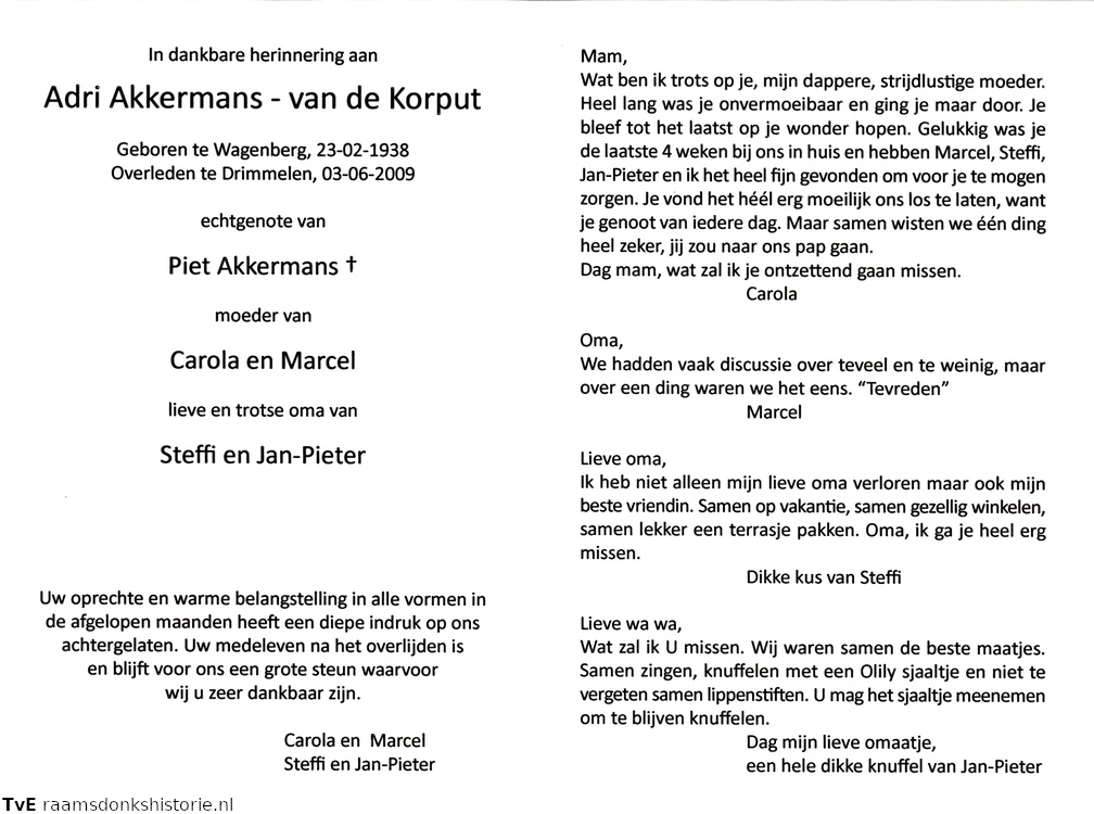 Adri van de Korput- Piet Akkermans